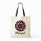 Maliyah Pink Flower Personalised Tote Bag