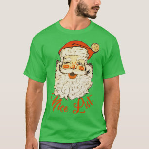 Mall Santa Nice List no T-Shirt