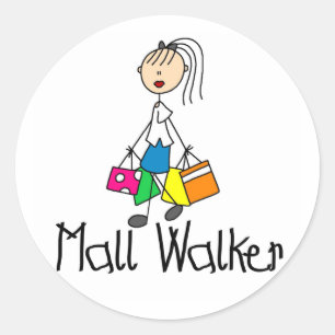 Mall Walker Sticker Sticker