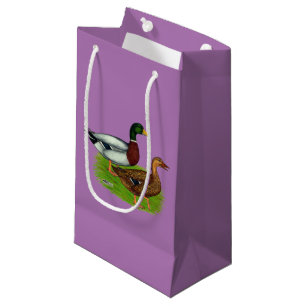 Mallard Drake and Duck Small Gift Bag