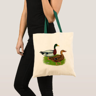 Mallard Drake and Duck Tote Bag