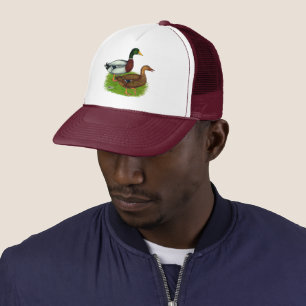 Mallard Drake and Duck Trucker Hat
