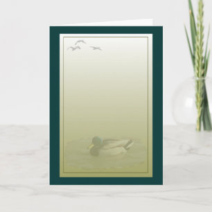Mallard Drake Duck Greeting Card