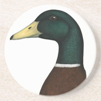Mallard Drake Head Coaster