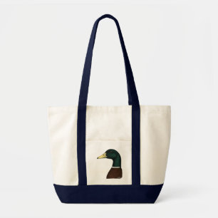 Mallard Drake Head Tote Bag