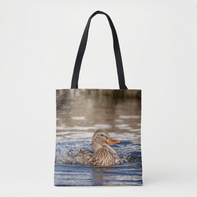Mallard Duck at Downing Park Tote Bag (Front)