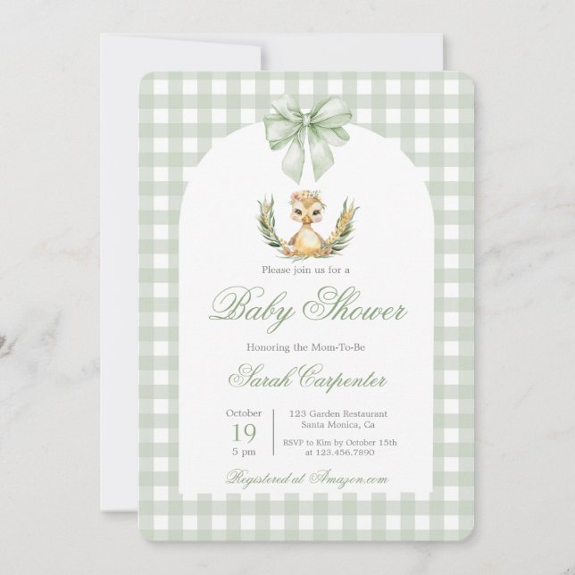 Mallard Duck Baby Shower Baby Shower Invitation (Front)