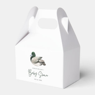 Mallard Duck Baby Shower Party Gender Neutral Baby Favour Box