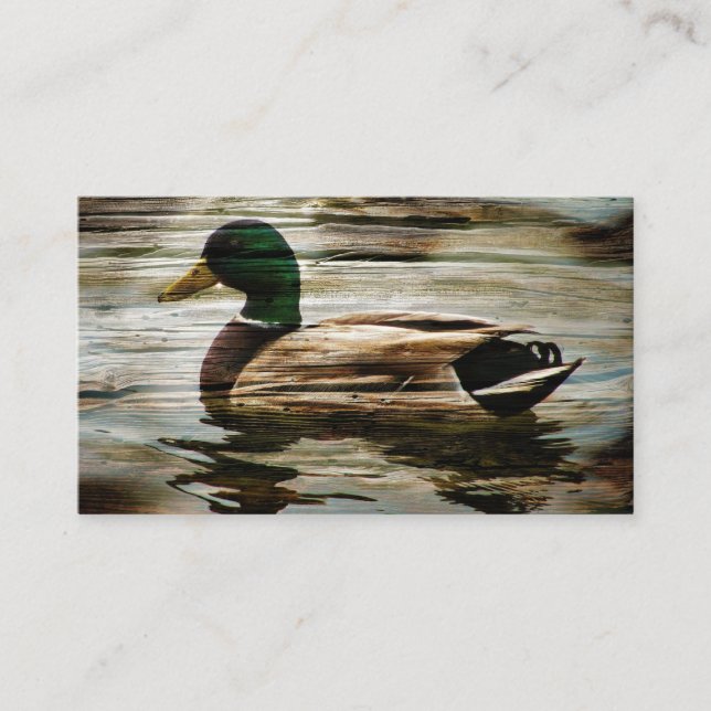 Mallard Duck Business Card (Front)