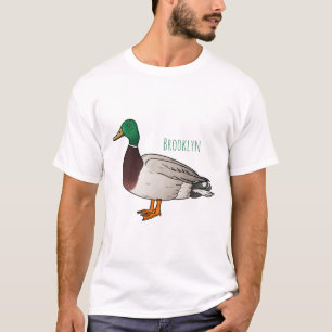 Mallard duck cartoon illustration  T-Shirt