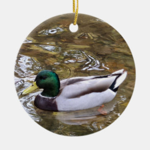 Mallard Duck Ceramic Tree Decoration
