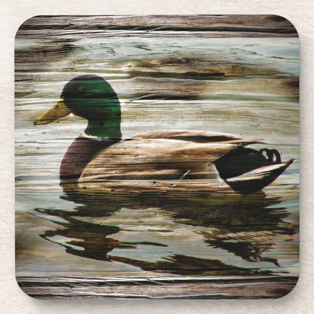 Mallard Duck Coaster (Front)
