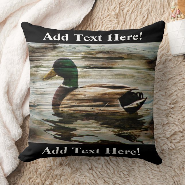 Mallard Duck Cushion (Blanket)