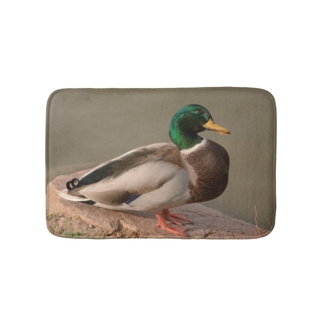 Mallard Duck Drake Bath Mat (Front)