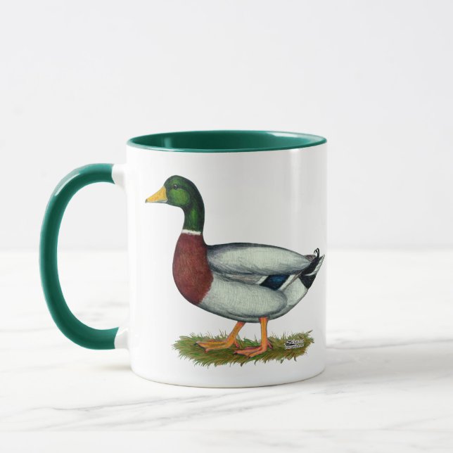 Mallard Duck Drake Mug (Left)