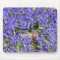 Mallard Duck Enjoying a Bed of Flowers Mousepad