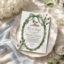 Mallard Duck Green Boy Baby Shower 