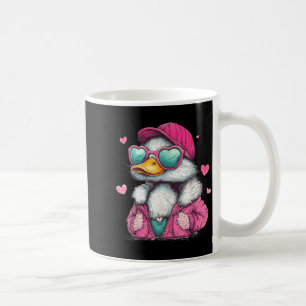 Mallard Duck Hunting Funny Valentine's Day Heart G Coffee Mug