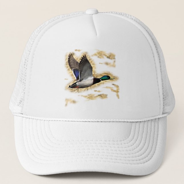 Mallard Duck Hunting Trucker Hat (Front)