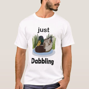 Mallard Duck Just Dabbling Pool Party T-Shirt