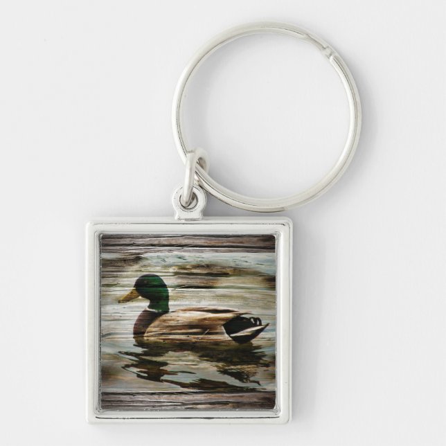 Mallard Duck Key Ring (Front)