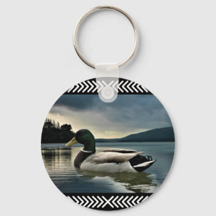 Mallard Duck Lake Key Ring