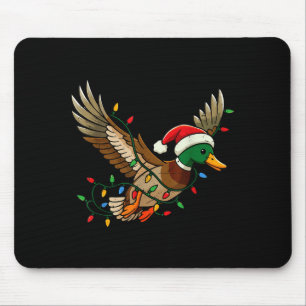 Mallard Duck Light Christmas Hunting Pajama Toddle Mouse Pad