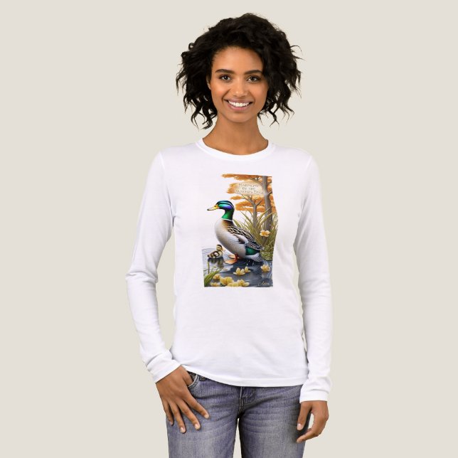Mallard Duck Long Sleeve Shirt (Front Full)