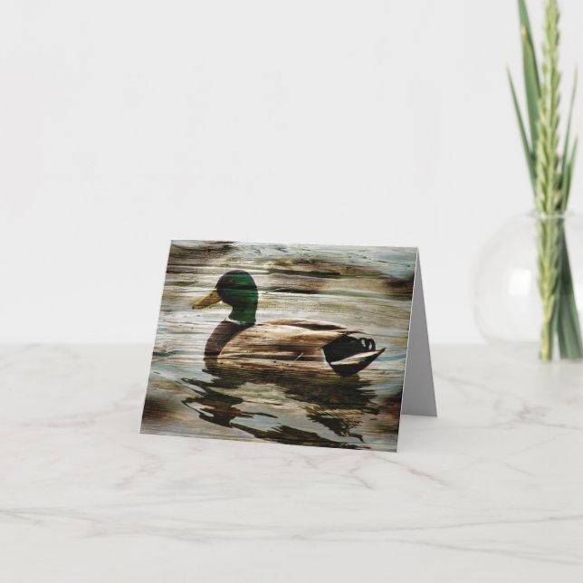 Mallard Duck Note Card (Front)