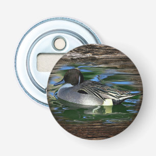 Mallard Duck On Lake Bottle Opener