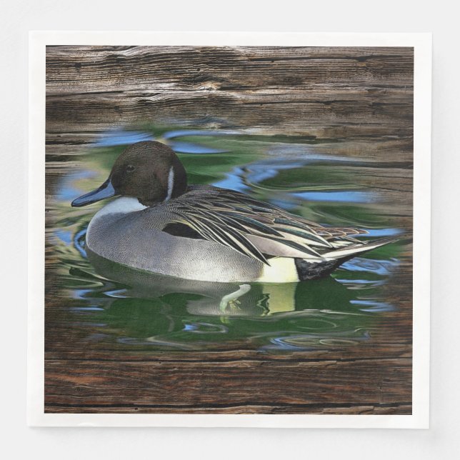 Mallard Duck On Lake Napkin (Front)