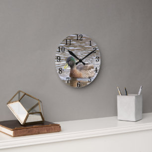 Mallard Duck Photo Clock