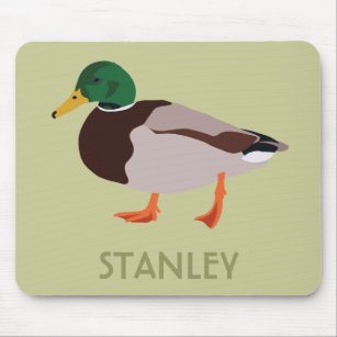 Mallard Duck Realistic Illustration Personalised Mouse Pad