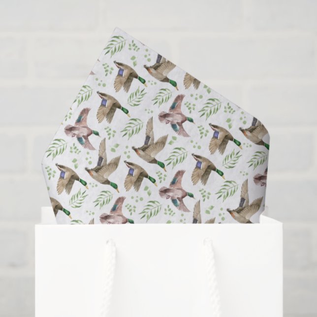 Mallard Duck Tissue Paper (Gift Bag)