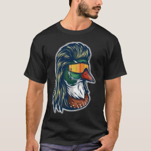 Mallard Duck With Mullet And Gles T-Shirt