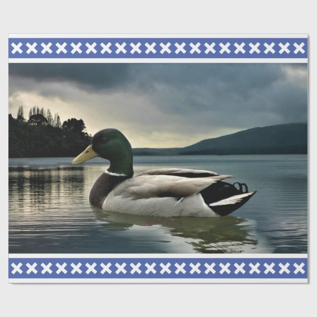 Mallard Duck  Wrapping Paper (Flat)