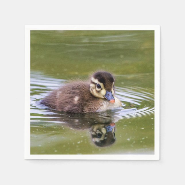 Mallard Duckling Napkin (Front)