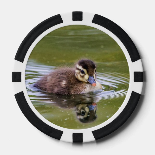 Mallard Duckling Poker Chips (Front)