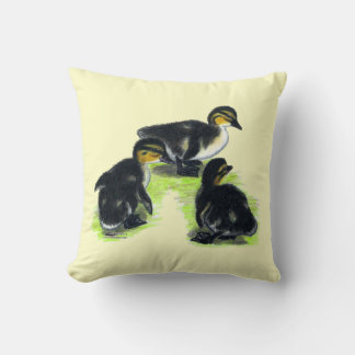 Mallard Ducklings Cushion