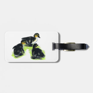 Mallard Ducklings Luggage Tag