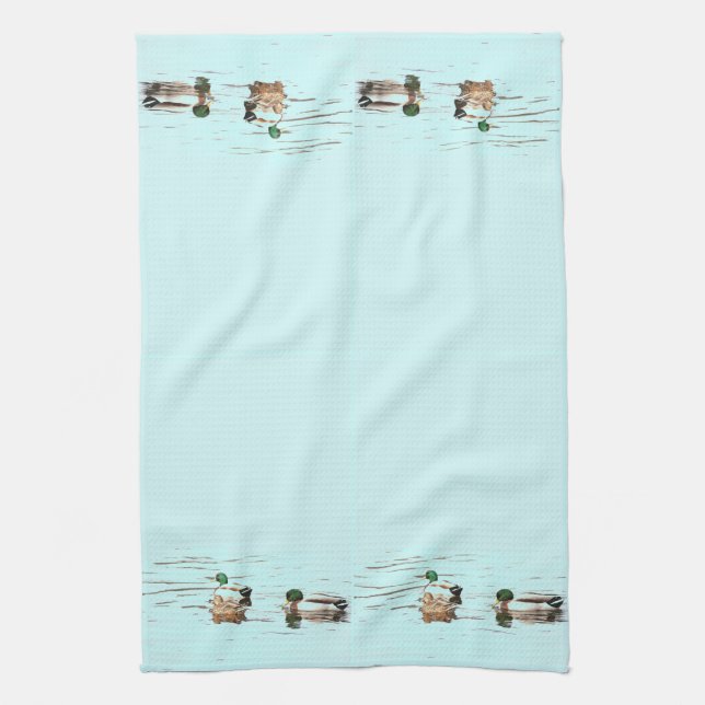 Mallard Ducks Art Towel (Vertical)