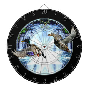 Mallard ducks dartboard