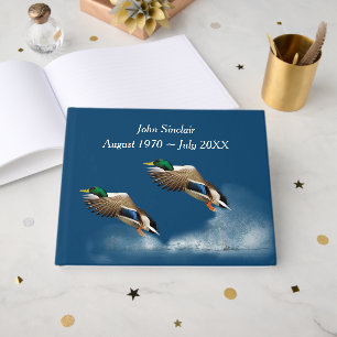 Mallard Ducks For Memorial Service Guest Book