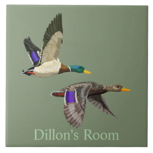 Mallard Ducks Kids Room Tile