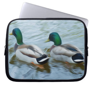 Mallard Ducks Laptop Sleeve