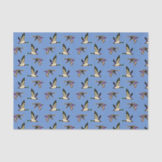 Mallard ducks tissue paper (Front)