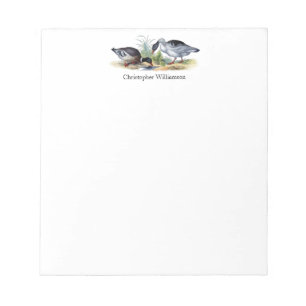 Mallard Ducks Vintage Birds Animals Personalised Notepad