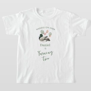 Mallard Lucky Duck Any Age Birthday T-Shirt