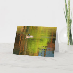 Mallard Pair - Happy Anniversary Card