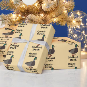 Mallard Quack-Tastic Duck Wrapping Paper